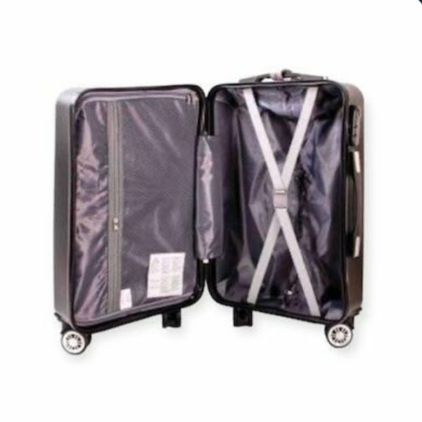 4 Double Wheel 360° Hard Case Cabin Suitcase Trolley
