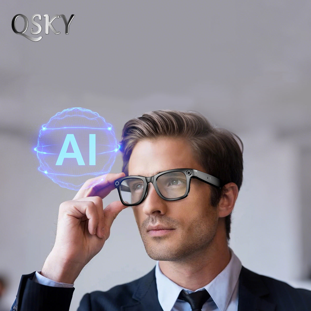 AI Camera Smart Video Sunglasses – HD Photo Shooting