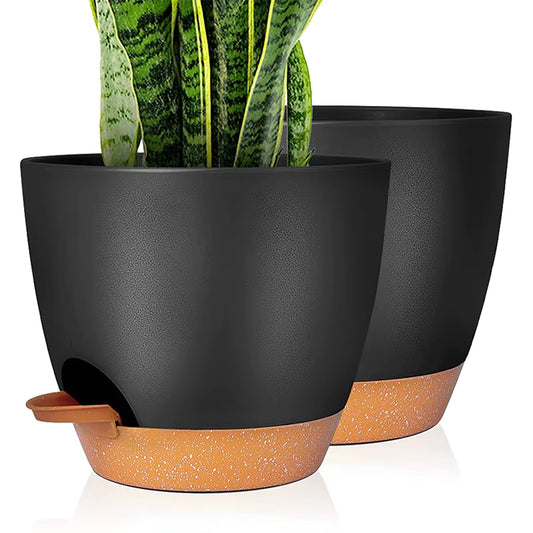 Flower Pot Self Water Indoor Plants Plastic Automatic Self Watering Plant Pots