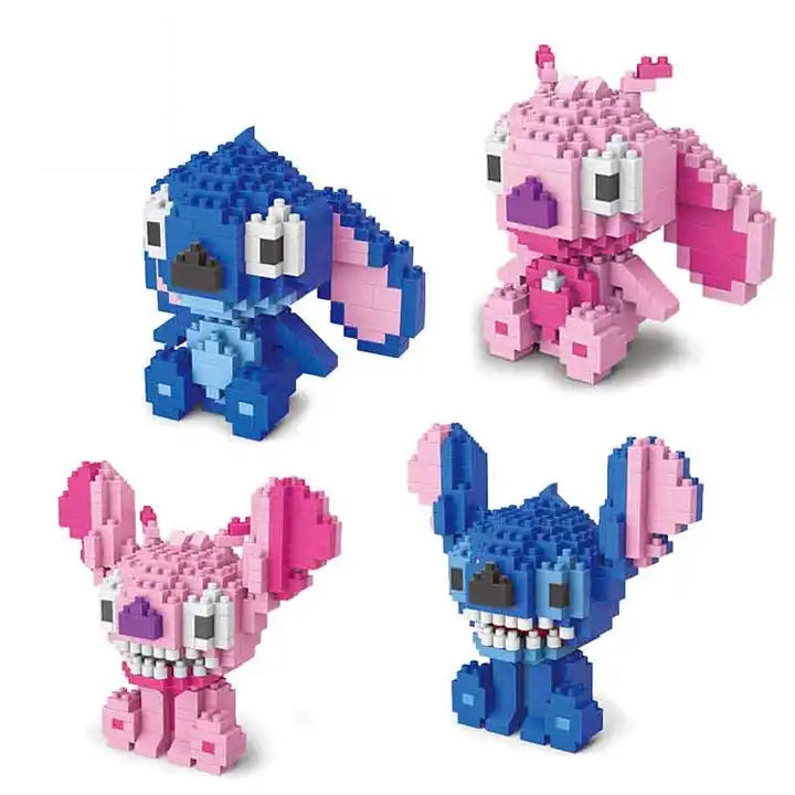 Plastic Mini Blocks – Stitch Action Figure Building Set for Adults & Kids