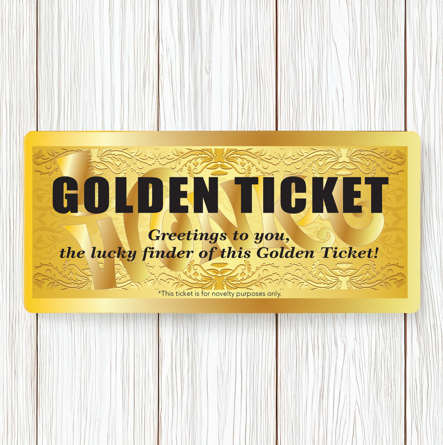 WONKA (Purple) with Golden Ticket (NonMetallic)
