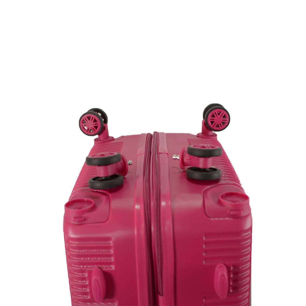 T-HC-20 PURPLE SET OF 4 TROLLEY SUITCASES
