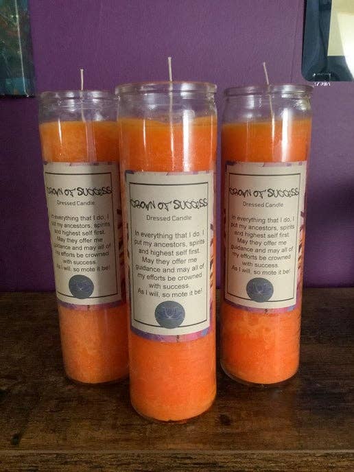 Crown of Success 7 Day Dressed Candle