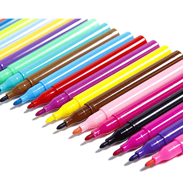 RLS 208pc Deluxe Quality Portable Pink Or Blue Colouring Art Set