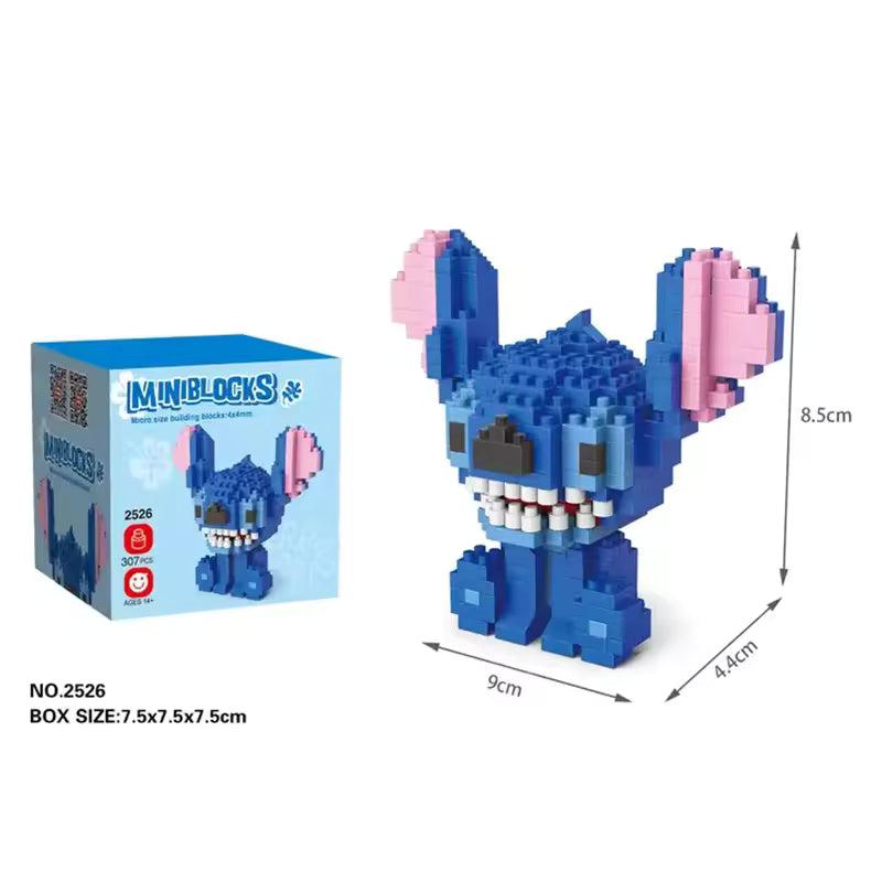 Plastic Mini Blocks – Stitch Action Figure Building Set for Adults & Kids