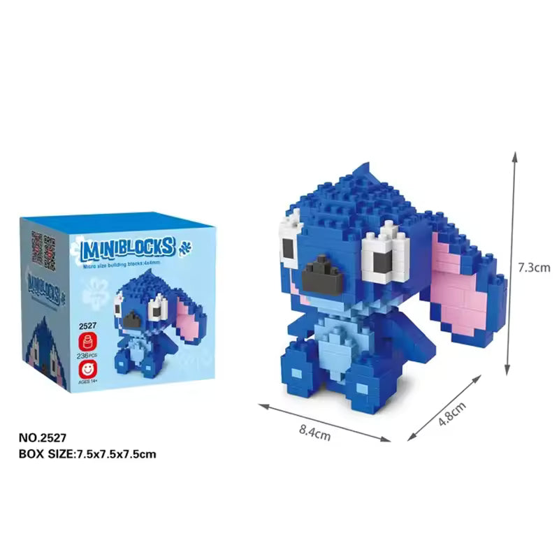 Plastic Mini Blocks – Stitch Action Figure Building Set for Adults & Kids