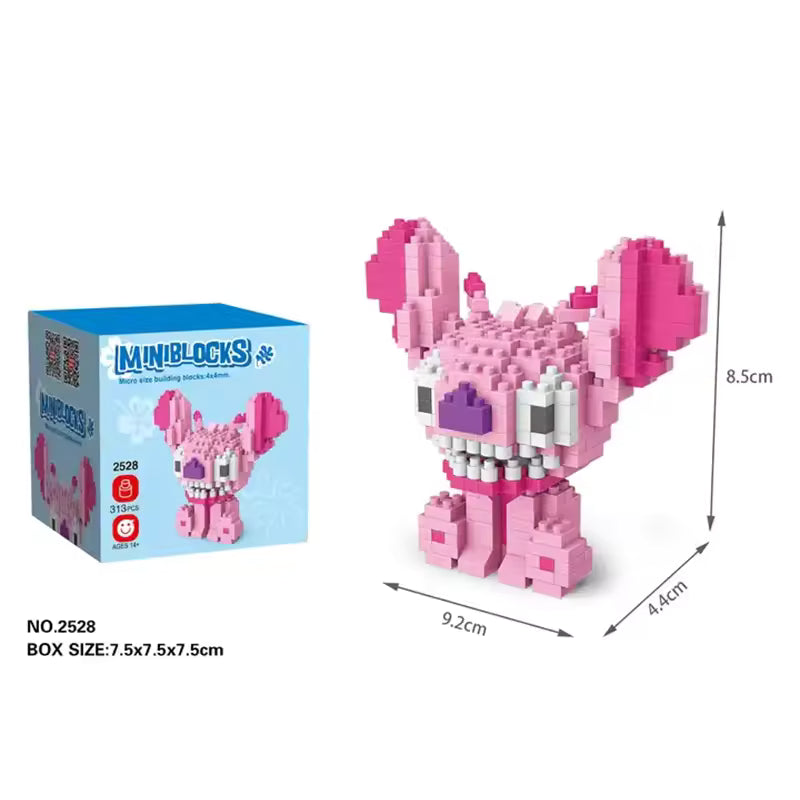 Plastic Mini Blocks – Stitch Action Figure Building Set for Adults & Kids