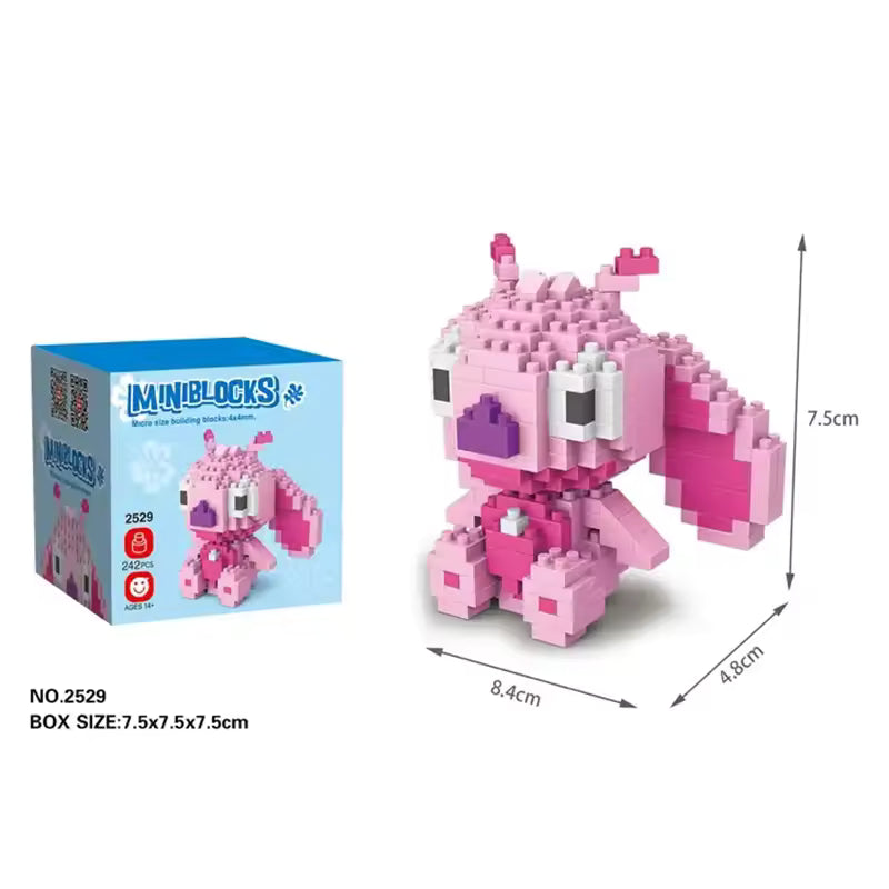 Plastic Mini Blocks – Stitch Action Figure Building Set for Adults & Kids