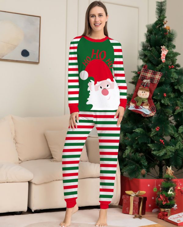 Merry Christmas New Year’s Clothes 5piece Family with dog PJ