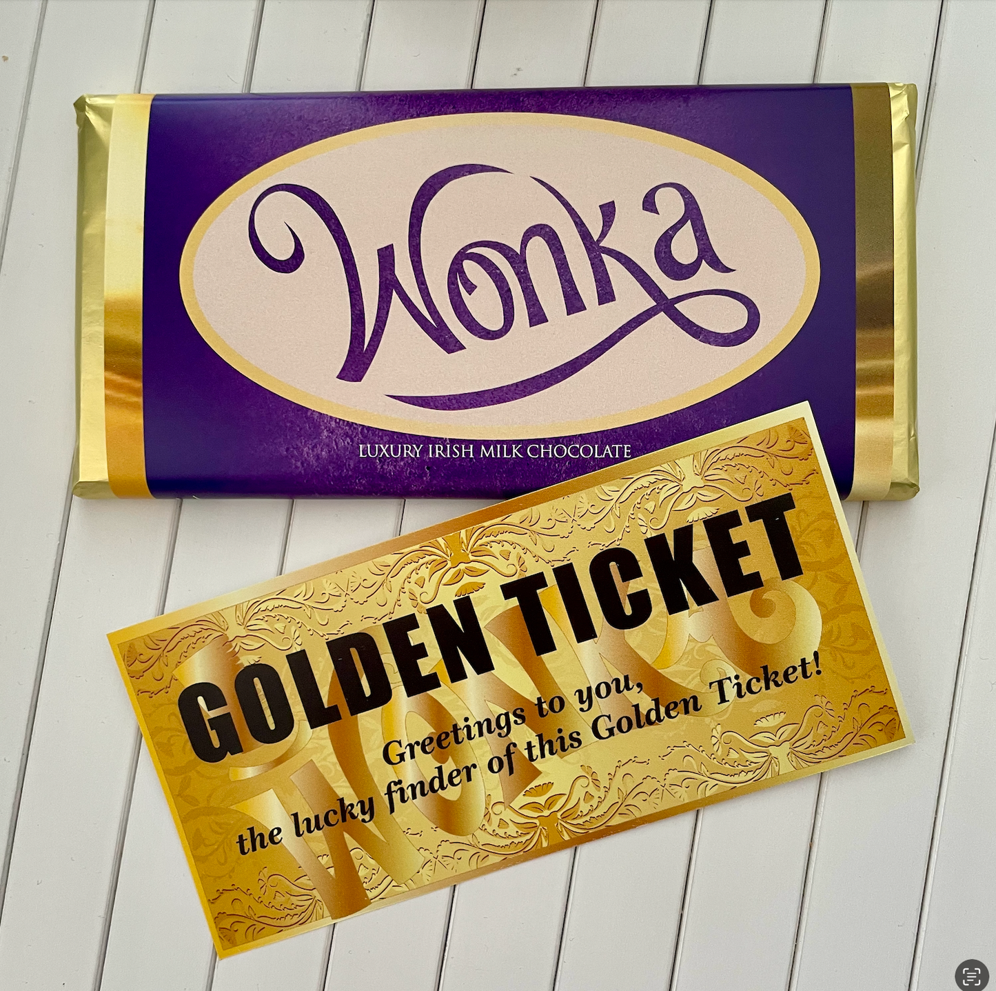 WONKA (Purple) with Golden Ticket (NonMetallic)