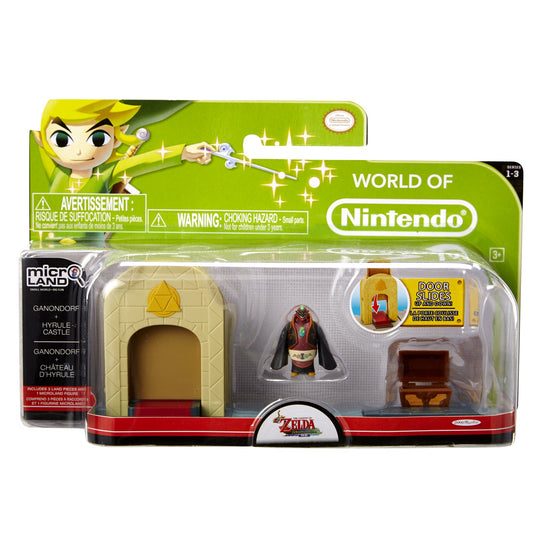 World Of Nintendo Micro Land Zelda Windwaker HD Ganondorf & Hyrule Castle