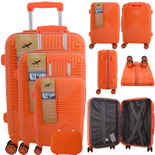 T-HC-20 ORANGE SET OF 4 TROLLEY