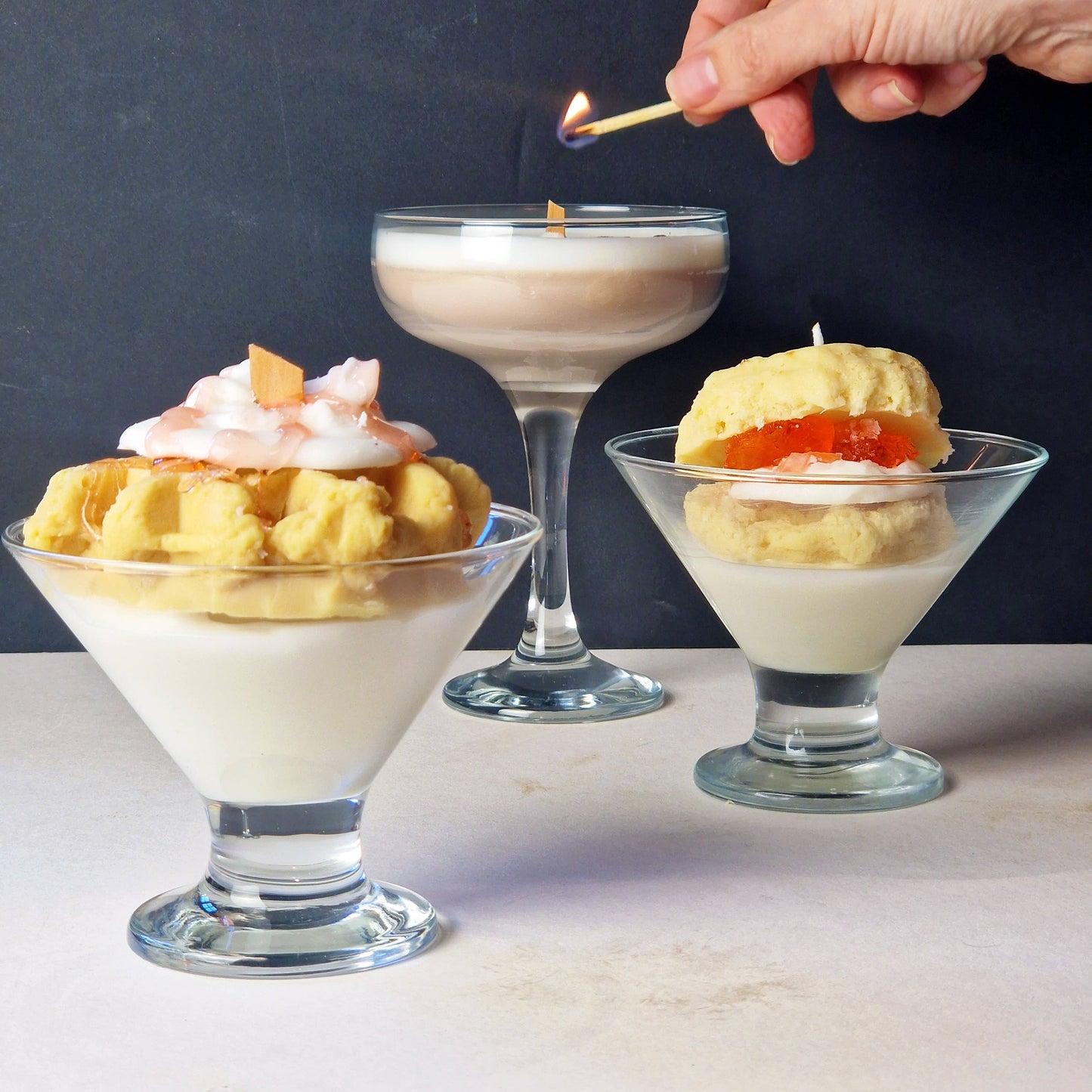 Vegan Handmade Pornstar Martini Scented Cocktail Candle