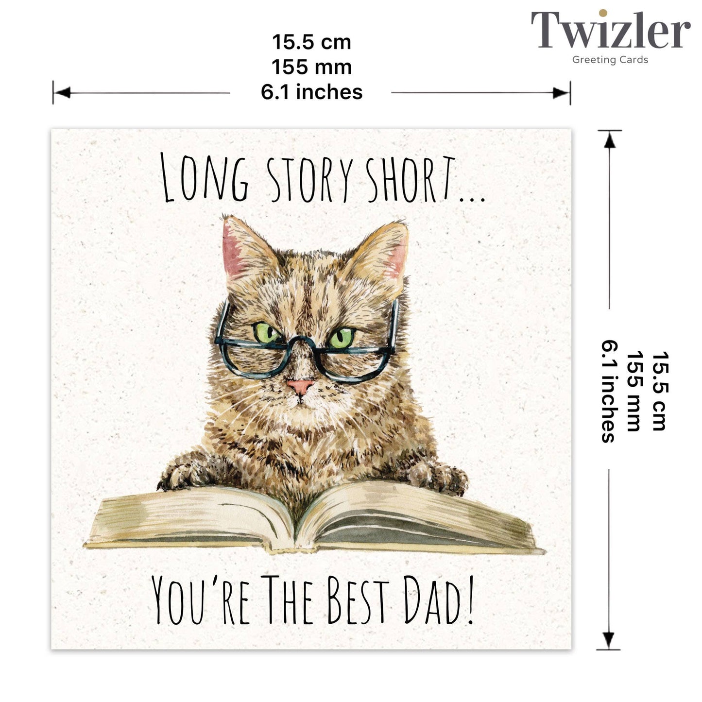 Funny Father's Day Card - Cat
