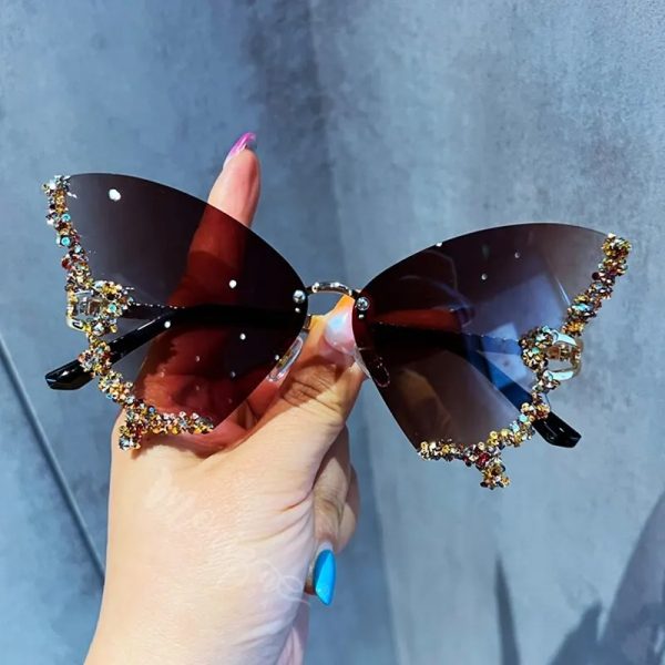 Y2K Butterfly Sunglasses for Women