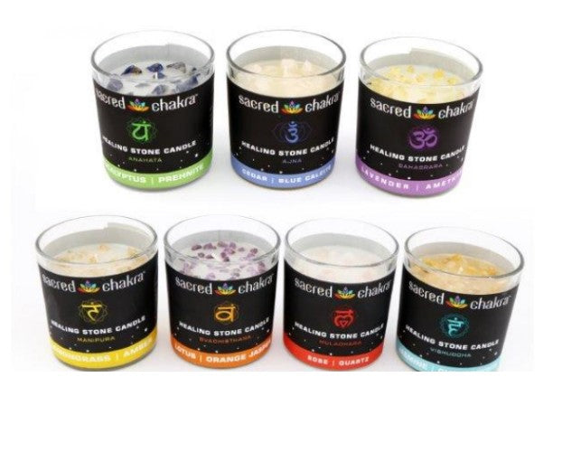 7 Assorted Sacred Chakra Candle