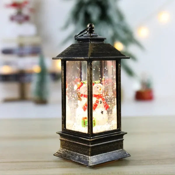 Christmas Lanterns Santa Claus Snowman Decoration Ordinary Style Holiday