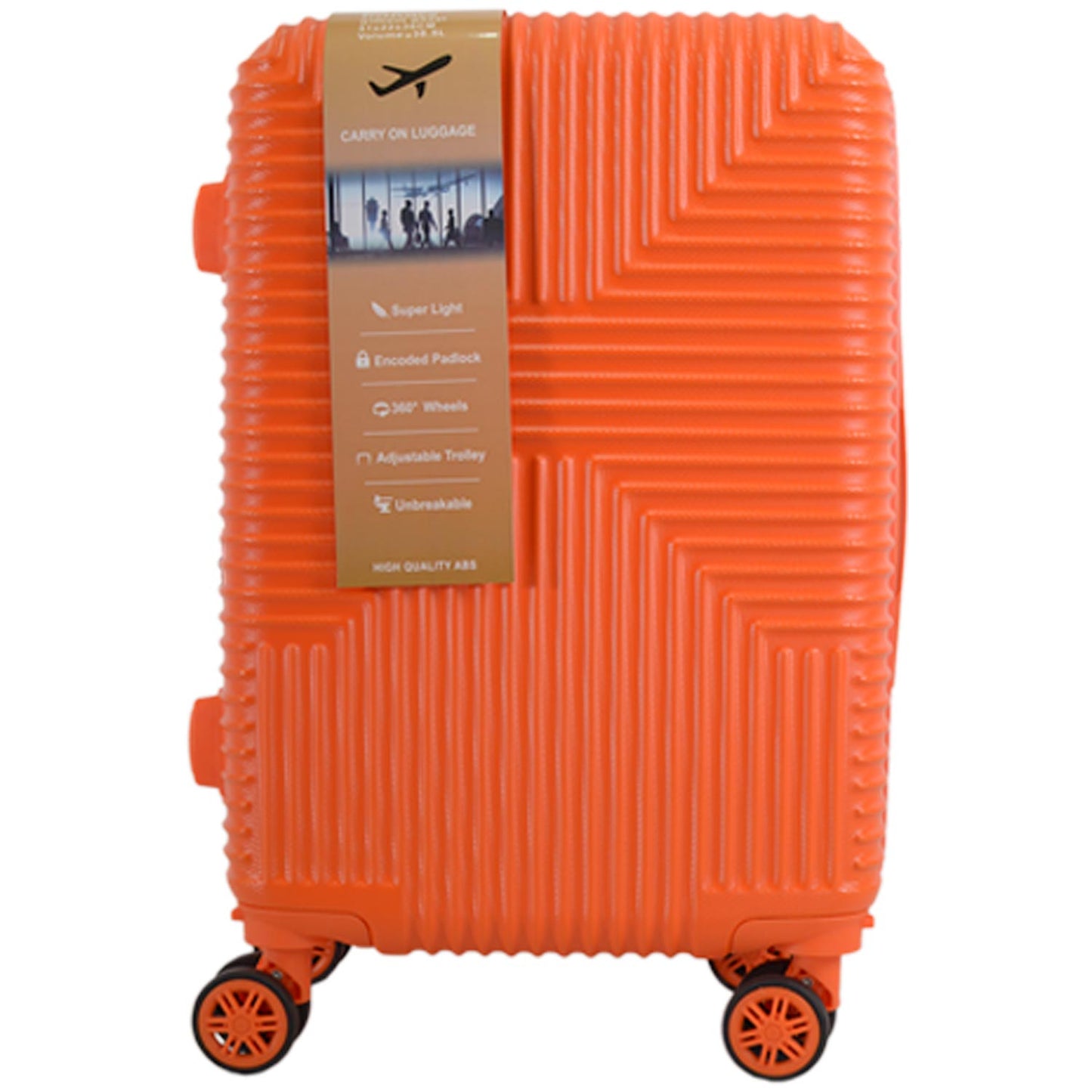 T-HC-20 ORANGE SET OF 4 TROLLEY