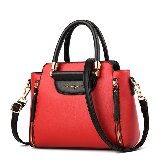 Women's Minimalist PU Leather Shoulder Bag