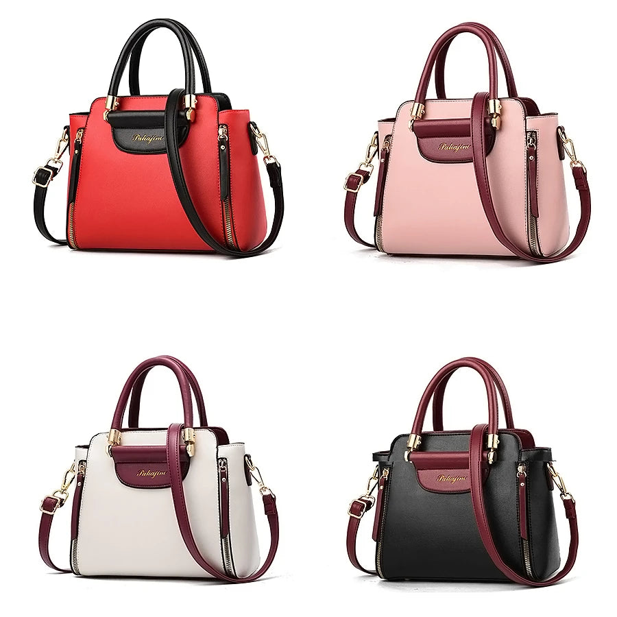 Women's Minimalist PU Leather Shoulder Bag