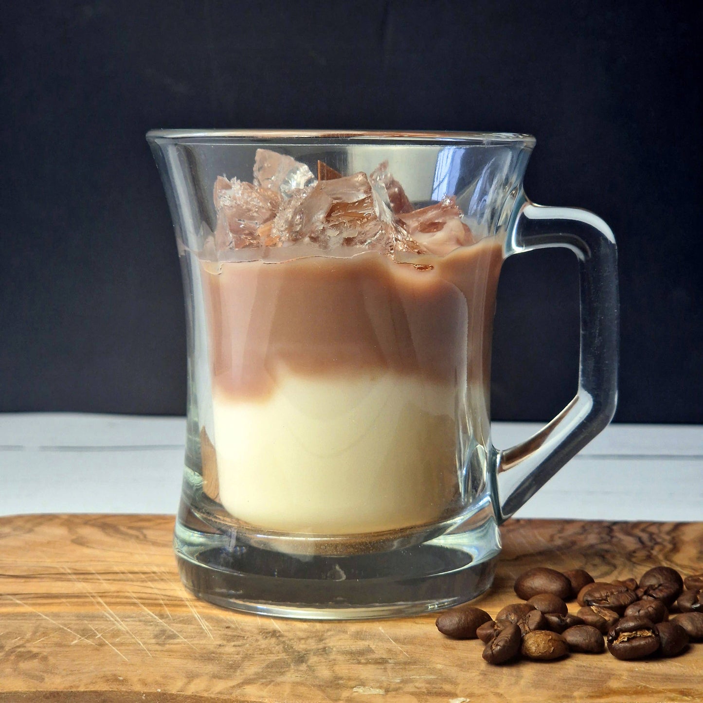Iced latte coffee scented candle