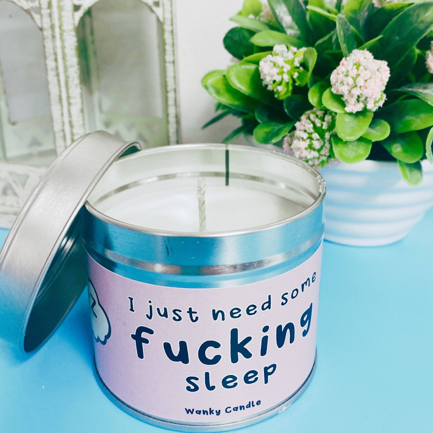 I Just Need Some Fucking Sleep - New Baby Travel Candle Gift