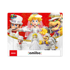Wedding amiibo triple set – Mario, Peach & Bowser (Super Mario Odyssey Collection)