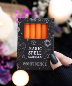 Gothic Magic Spell Candle Packs in Display