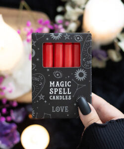 Gothic Magic Spell Candle Packs in Display