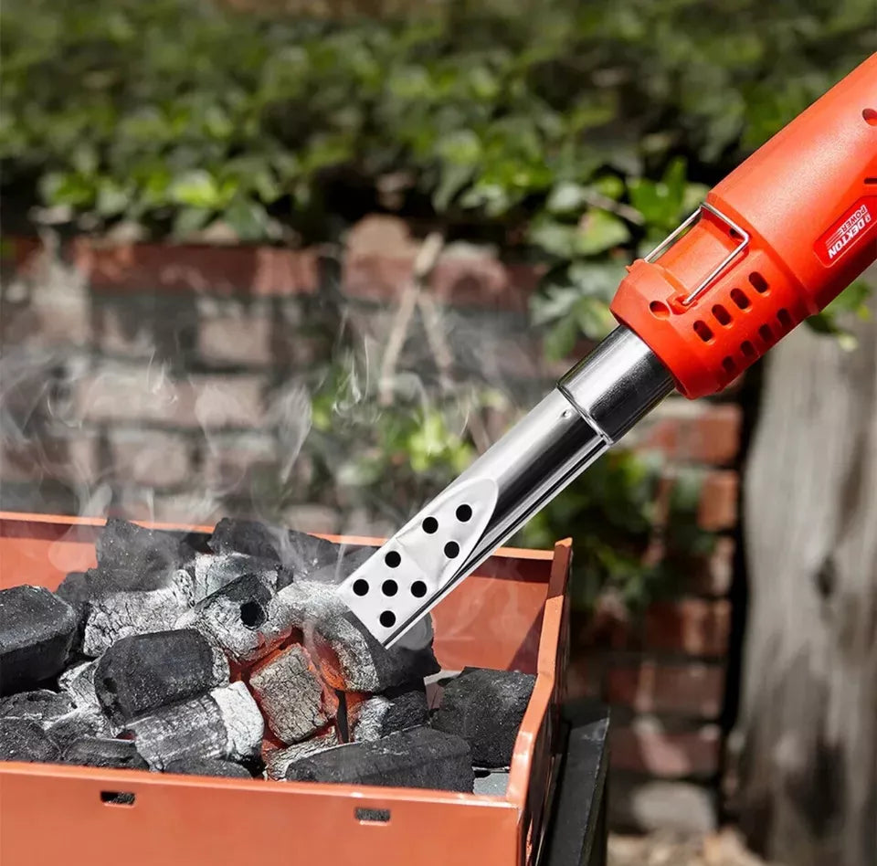 Dekton 2000W Electric Weed Burner Killer Wand Hot Air Blaster Torch 650°c No Gas
