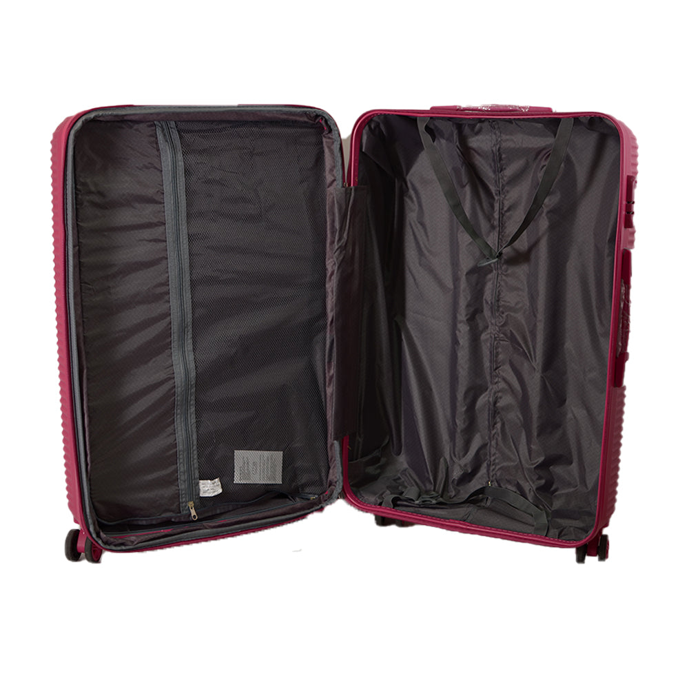 T-HC-20 PURPLE SET OF 4 TROLLEY SUITCASES